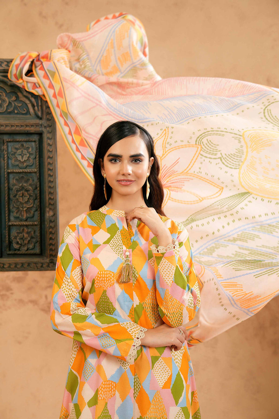 Nishat Festive Eid Printed Lawn Unstitched 2Pc Suit - 42401313