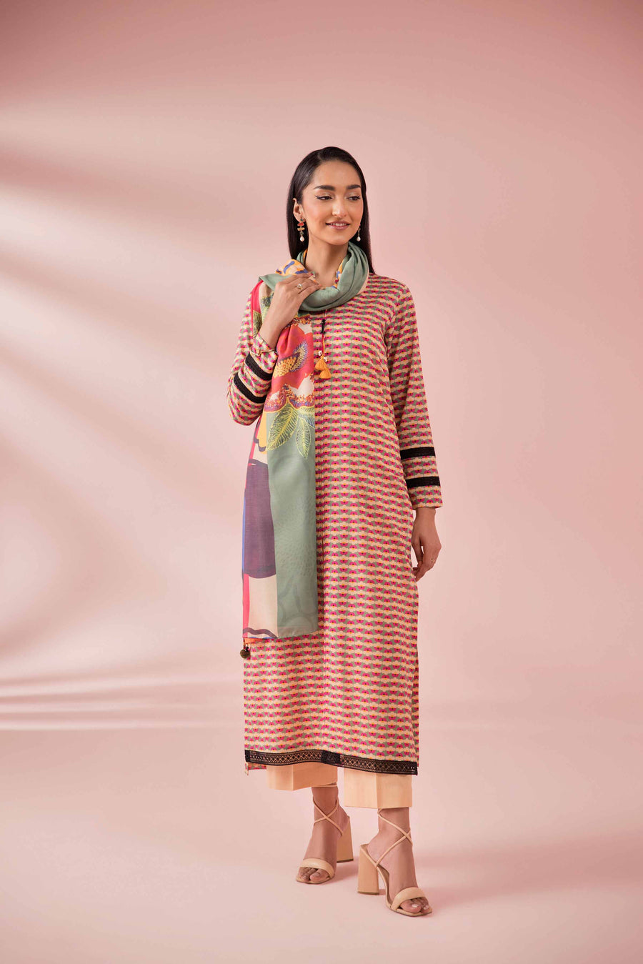 Nishat Festive Eid Printed Lawn Unstitched 2Pc Suit - 42401315