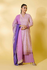 Nishat Festive Eid Printed Lawn Unstitched 3Pc Suit - 42401320