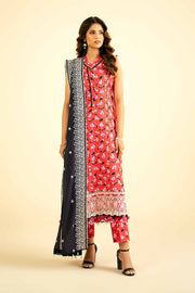 Nishat Festive Eid Embroidered Swiss Lawn Unstitched 3Pc Suit - 42401329