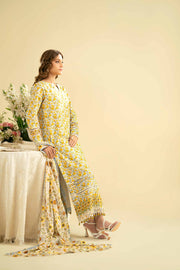 Nishat Festive Eid Embroidered Swiss Lawn Unstitched 3Pc Suit - 42401331