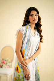 Nishat Festive Eid Embroidered Swiss Lawn Unstitched 3Pc Suit - 42401332