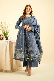 Nishat Festive Eid Embroidered Swiss Lawn Unstitched 3Pc Suit - 42401334