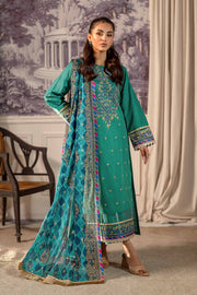 Nishat Festive Eid Embroidered Cambric Unstitched 3Pc Suit - 42401338