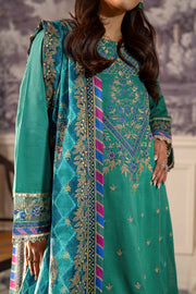 Nishat Festive Eid Embroidered Cambric Unstitched 3Pc Suit - 42401338