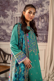Nishat Festive Eid Embroidered Cambric Unstitched 3Pc Suit - 42401338