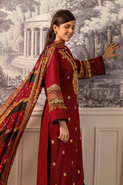 Nishat Festive Eid Embroidered Cambric Unstitched 3Pc Suit - 42401339