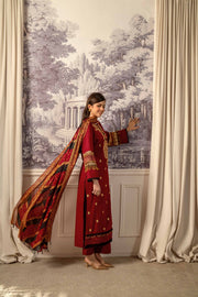Nishat Festive Eid Embroidered Cambric Unstitched 3Pc Suit - 42401339