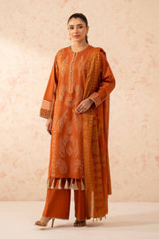 Nishat Festive Eid Embroidered Cambric Unstitched 3Pc Suit - 42401341