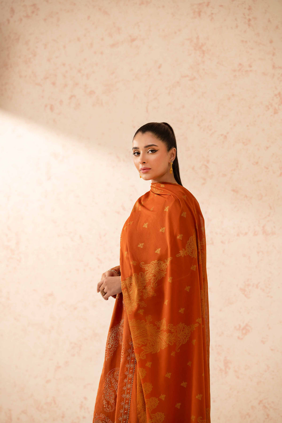 Nishat Festive Eid Embroidered Cambric Unstitched 3Pc Suit - 42401341