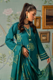 Nishat Festive Eid Embroidered Cambric Unstitched 3Pc Suit - 42401342