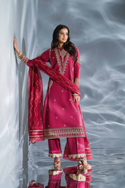 Nishat Festive Eid Embroidered Cambric Unstitched 3Pc Suit - 42401348