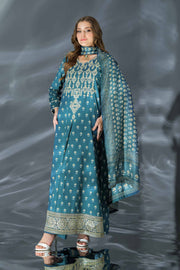 Nishat Festive Eid Embroidered Cambric Unstitched 3Pc Suit - 42401360