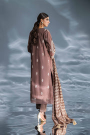 Nishat Festive Eid Embroidered Cambric Unstitched 3Pc Suit - 42401363