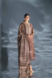 Nishat Festive Eid Embroidered Cambric Unstitched 3Pc Suit - 42401363
