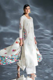Nishat Festive Eid Embroidered Cambric Unstitched 3Pc Suit - 42401364