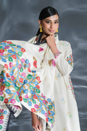Nishat Festive Eid Embroidered Cambric Unstitched 3Pc Suit - 42401364