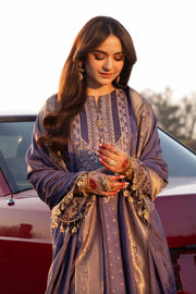 Nishat Festive Eid Embroidered Sateen Unstitched 3Pc Suit - 42401369
