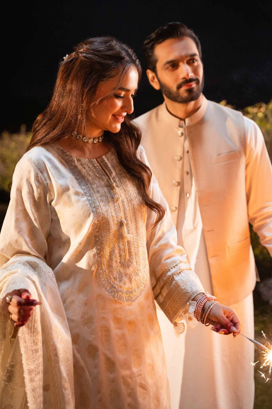 Nishat Festive Eid Embroidered Sateen Unstitched 3Pc Suit - 42401372