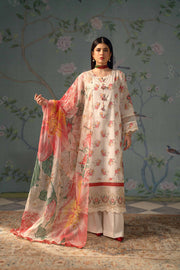 Nishat Festive Eid Embroidered Lawn Unstitched 3Pc Suit - 42401377