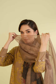 Nishat Festive Eid Embroidered Lawn Unstitched 3Pc Suit - 42401389