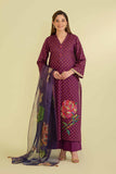 Nishat Festive Eid Embroidered Lawn Unstitched 3Pc Suit - 42401392