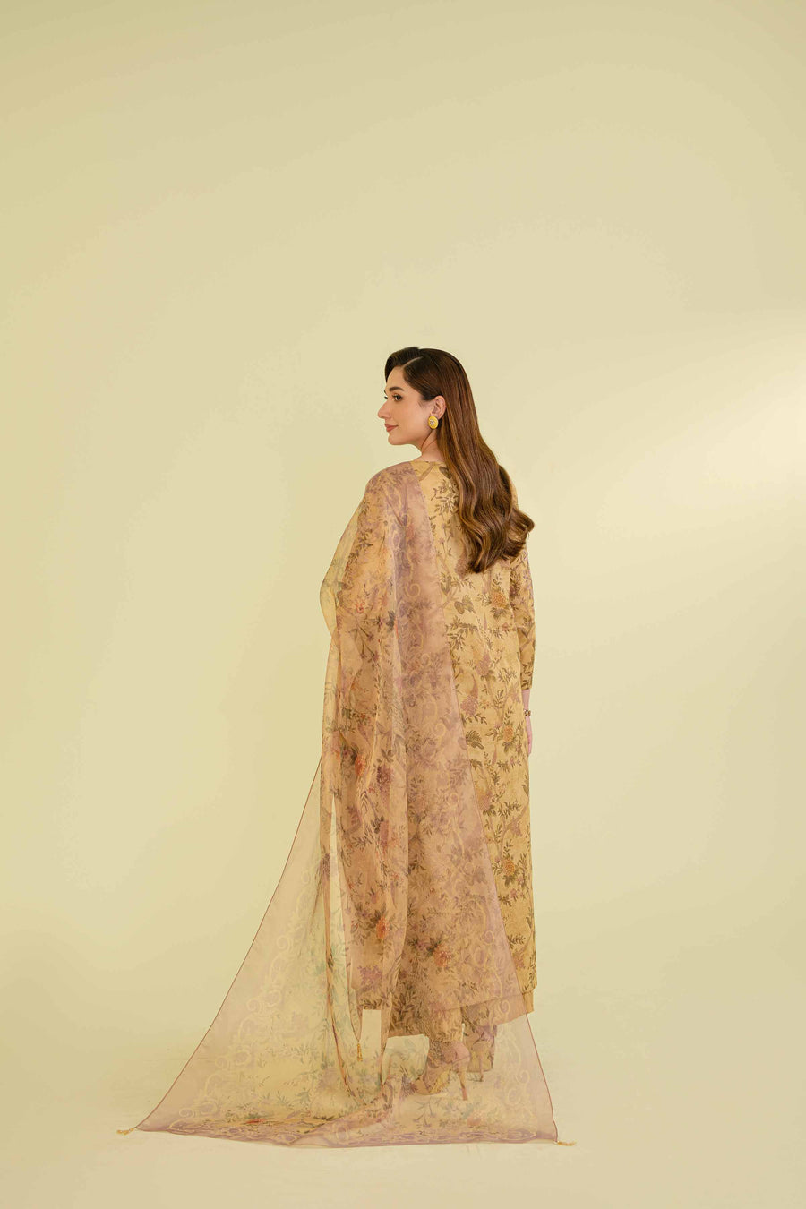 Nishat Festive Eid Embroidered Lawn Unstitched 3Pc Suit - 42401394