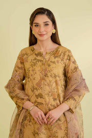 Nishat Festive Eid Embroidered Lawn Unstitched 3Pc Suit - 42401394