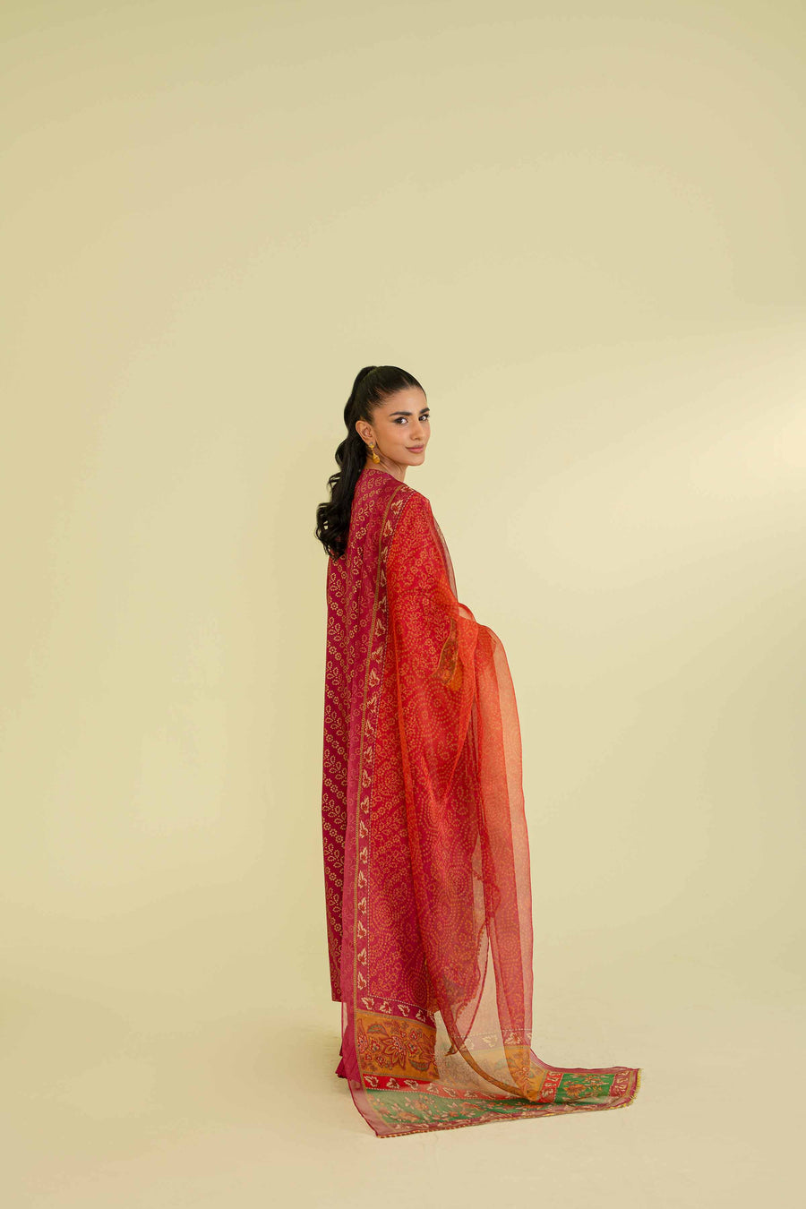 Nishat Festive Eid Embroidered Lawn Unstitched 3Pc Suit - 42401396