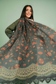 Nishat Festive Eid Embroidered Lawn Unstitched 3Pc Suit - 42401397