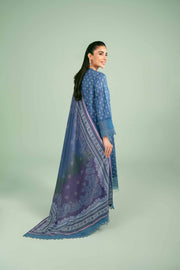 Nishat Festive Eid Embroidered Lawn Unstitched 3Pc Suit - 42401399