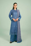 Nishat Festive Eid Embroidered Lawn Unstitched 3Pc Suit - 42401399