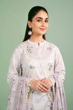 Nishat Festive Eid Embroidered Lawn Unstitched 3Pc Suit - 42401400