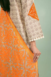 Nishat Festive Eid Embroidered Lawn Unstitched 3Pc Suit - 42401402