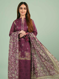 Nishat Festive Eid Embroidered Lawn Unstitched 3Pc Suit - 42401403