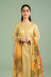 Nishat Festive Eid Printed Lawn Unstitched 3Pc Suit - 42401409