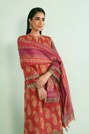 Nishat Festive Eid Printed Lawn Unstitched 3Pc Suit - 42401410