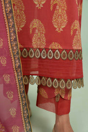 Nishat Festive Eid Printed Lawn Unstitched 3Pc Suit - 42401410