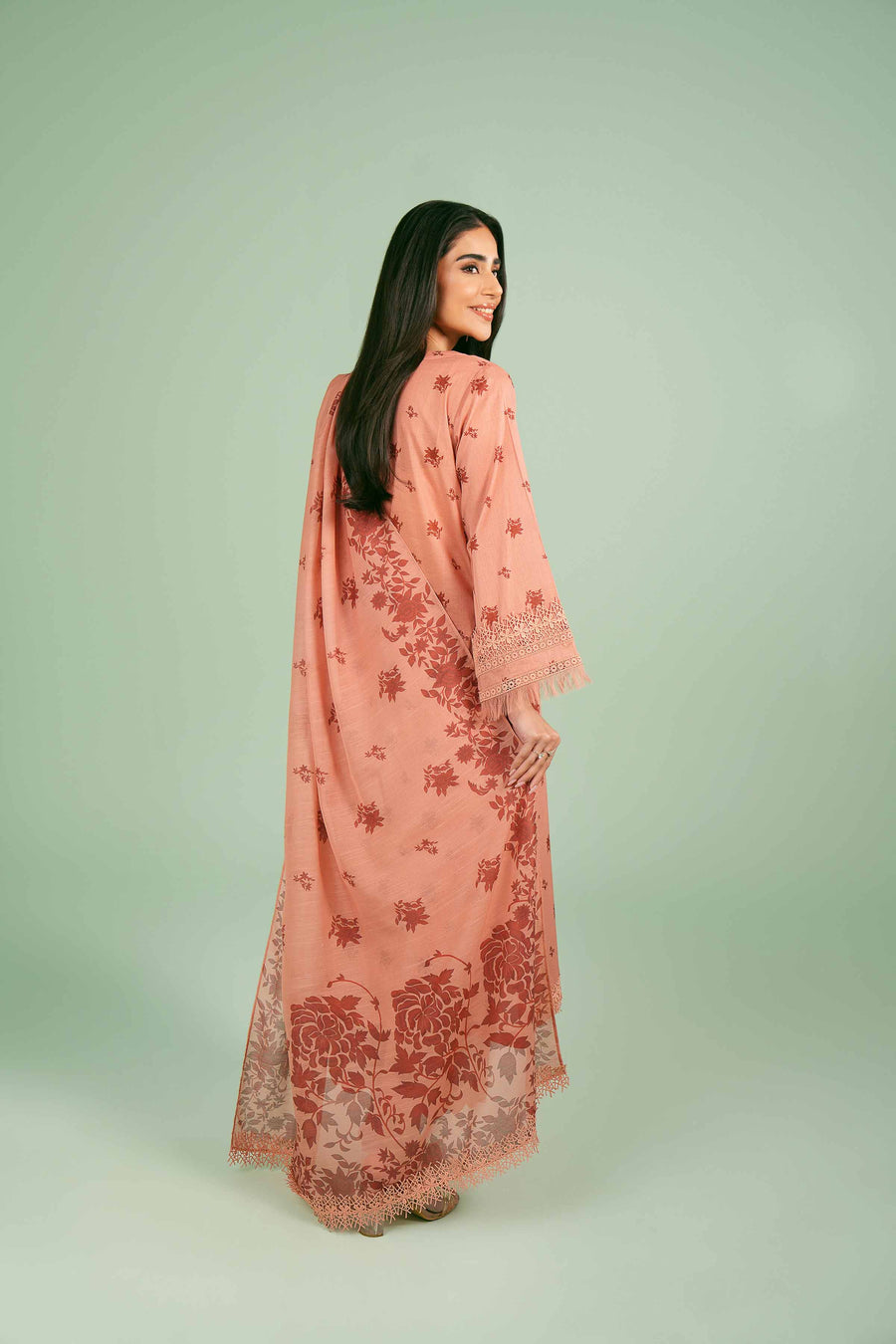 Nishat Festive Eid Printed Lawn Unstitched 3Pc Suit - 42401413