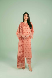 Nishat Festive Eid Printed Lawn Unstitched 3Pc Suit - 42401413