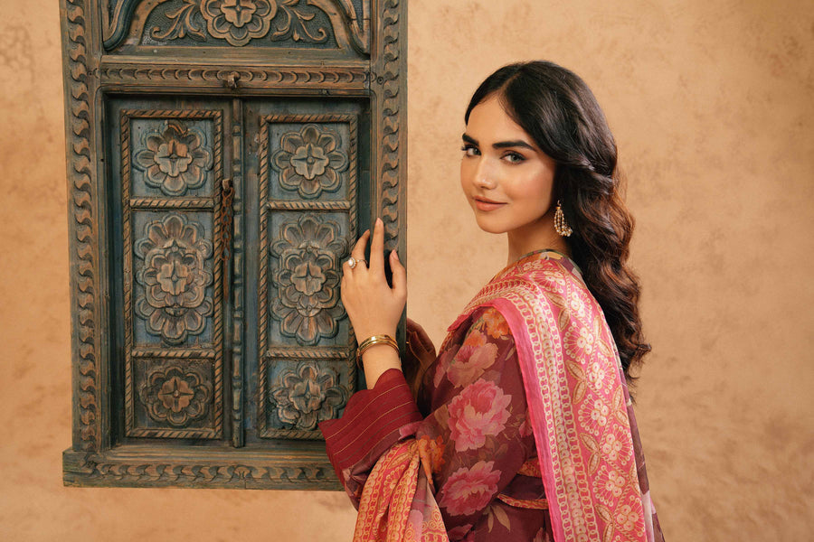 Nishat Festive Eid Embroidered Lawn Unstitched 3Pc Suit - 42401417