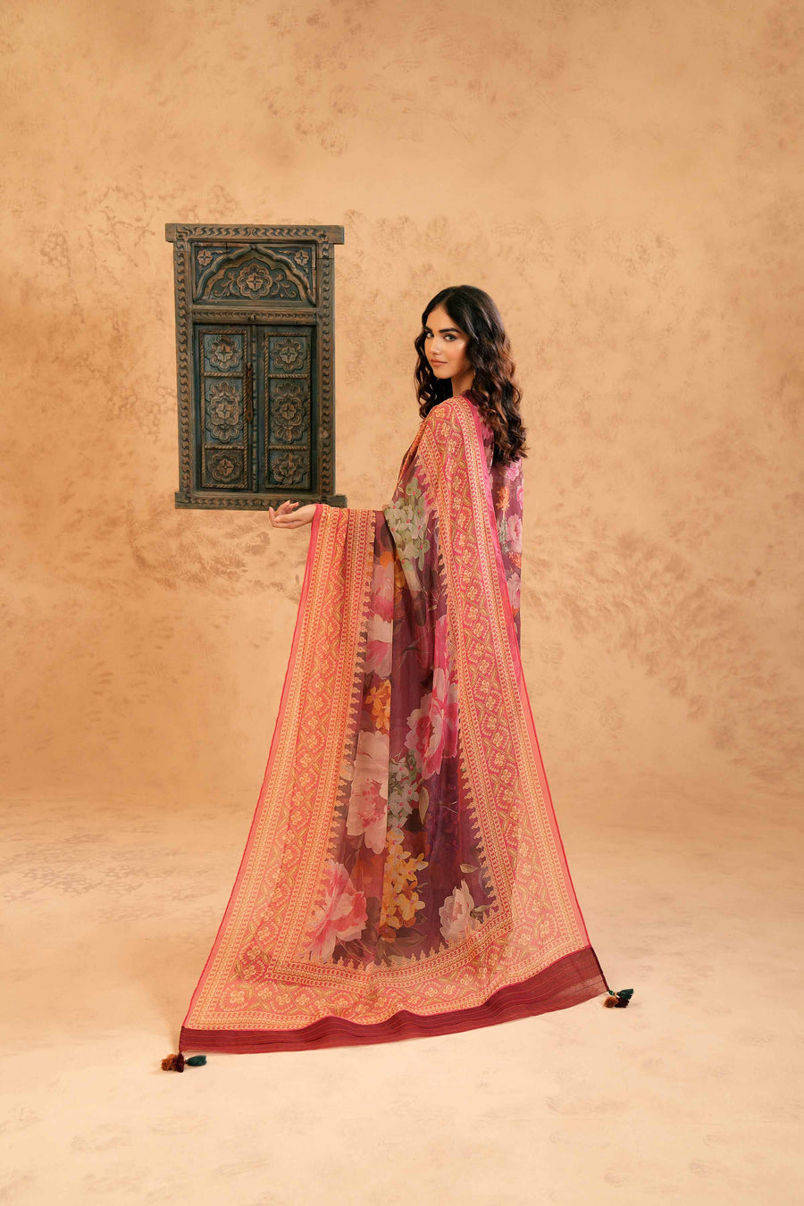Nishat Festive Eid Embroidered Lawn Unstitched 3Pc Suit - 42401417