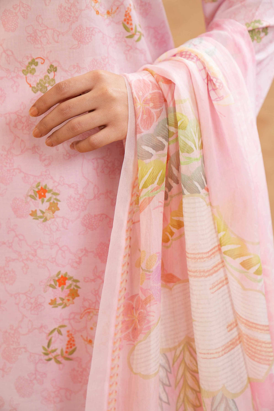 Nishat Festive Eid Printed Lawn Unstitched 3Pc Suit - 42401424