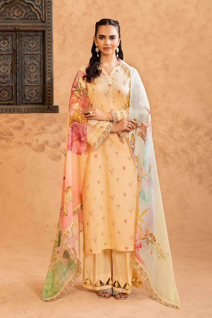 Nishat Festive Eid Printed Lawn Unstitched 3Pc Suit - 42401425