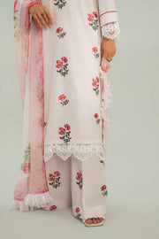 Nishat Festive Eid Embroidered Cambric Unstitched 3Pc Suit - 42401430