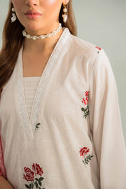 Nishat Festive Eid Embroidered Cambric Unstitched 3Pc Suit - 42401430