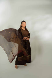 Nishat Festive Eid Embroidered Cambric Unstitched 3Pc Suit - 42401440