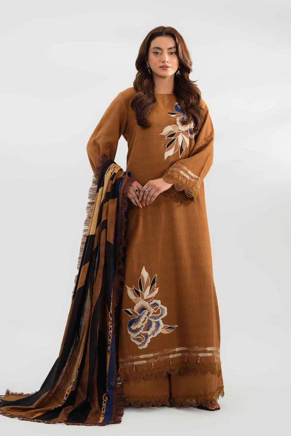 Nishat Festive Eid Embroidered Lawn Unstitched 3Pc Suit - 42401454