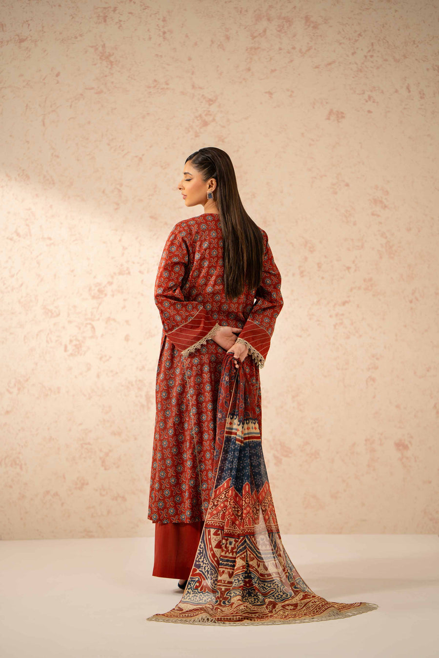 Nishat Festive Eid Printed Lawn Unstitched 3Pc Suit - 42401464