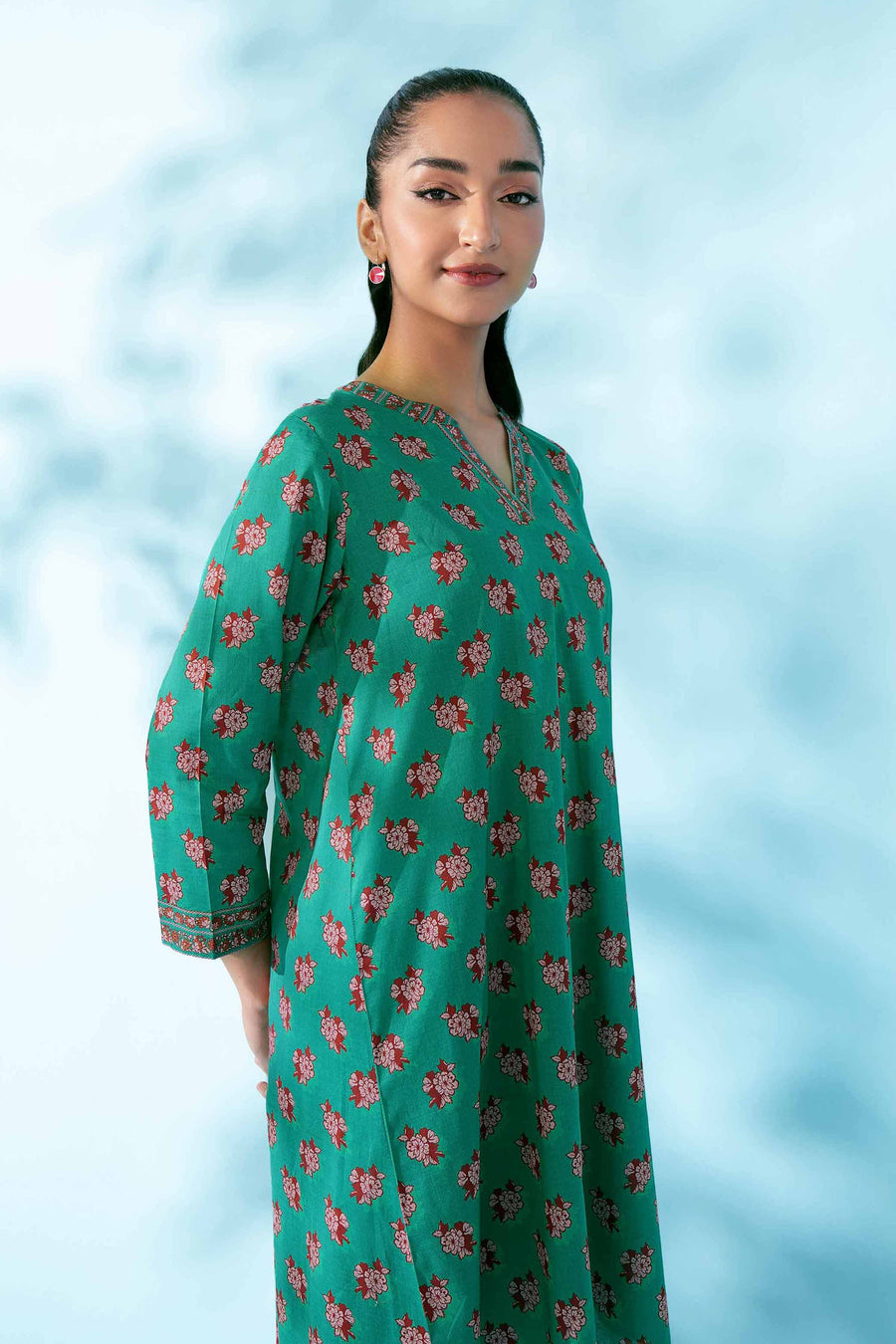 Nishat Festive Eid Printed Lawn Unstitched 2Pc Suit - 42401475
